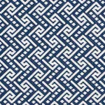 Schumacher 77120 Ionic Weave Pacific fabric swatch