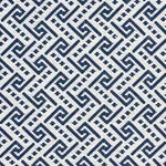 Schumacher 77120 Ionic Weave Pacific fabric swatch