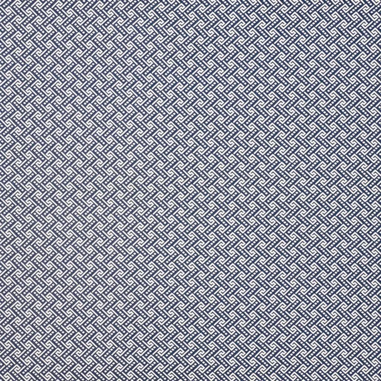 Schumacher 77120 Ionic Weave Pacific fabric swatch