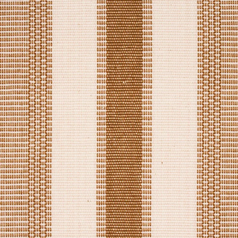 Schumacher 78835 Ipala Hand Woven Stripe Carmel fabric swatch