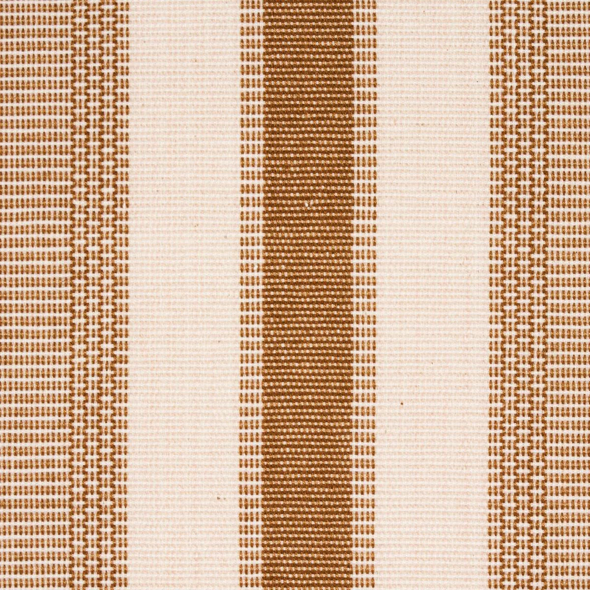 Schumacher 78835 Ipala Hand Woven Stripe Carmel fabric swatch