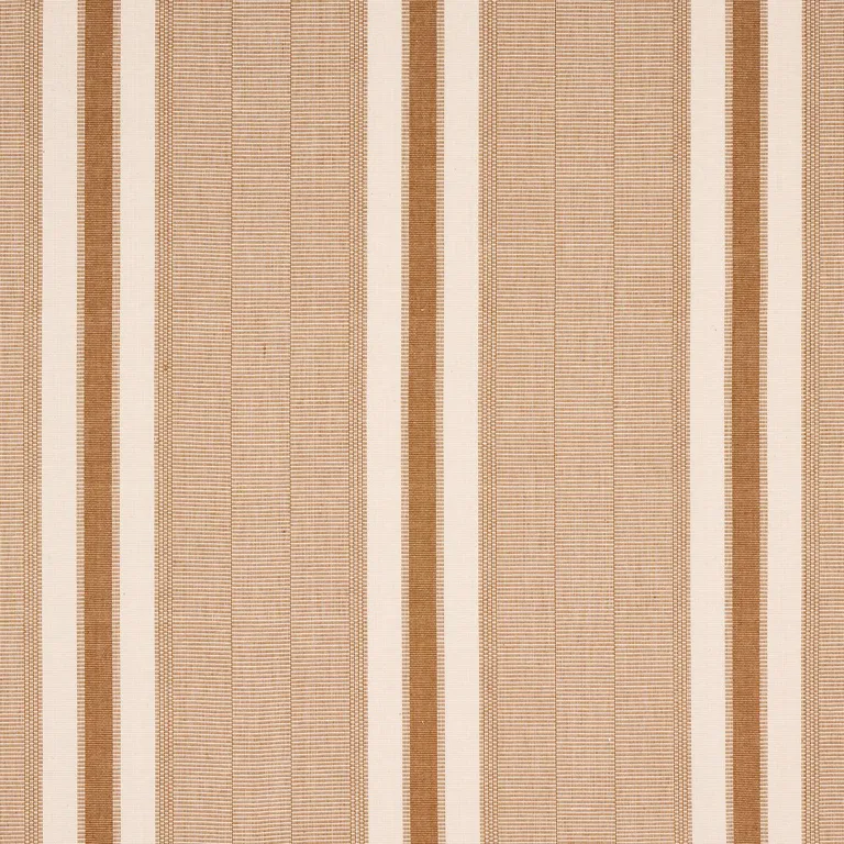Schumacher 78835 Ipala Hand Woven Stripe Carmel fabric swatch
