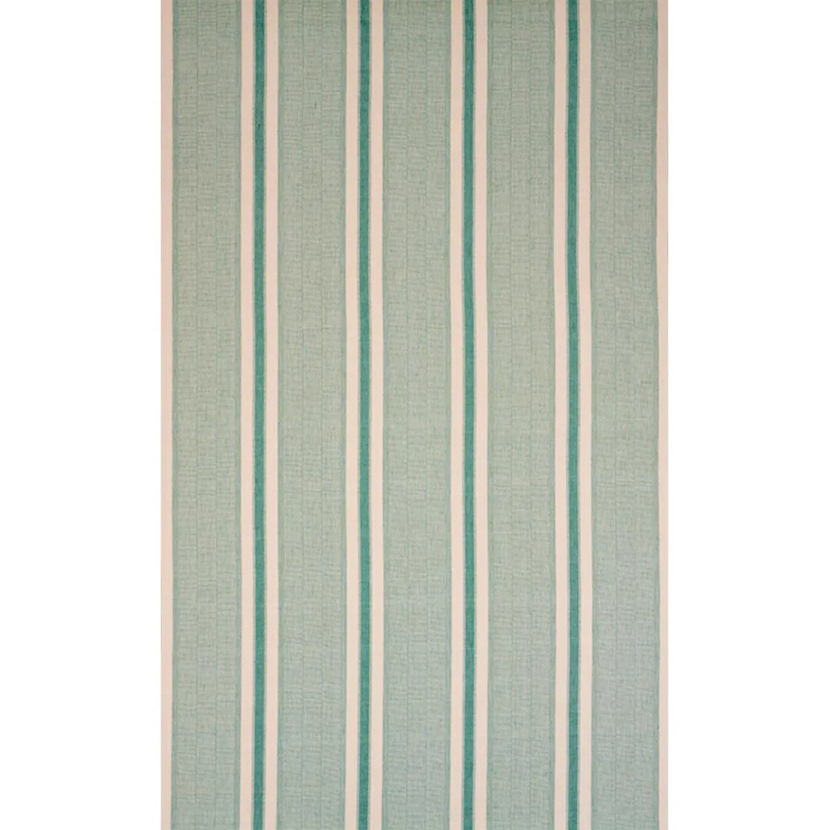 Schumacher 78832 Ipala Hand Woven Stripe Duck Egg fabric swatch