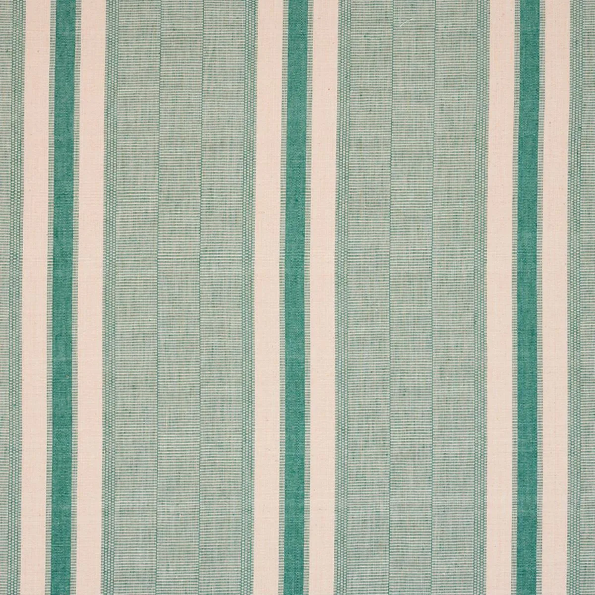Schumacher 78832 Ipala Hand Woven Stripe Duck Egg fabric swatch