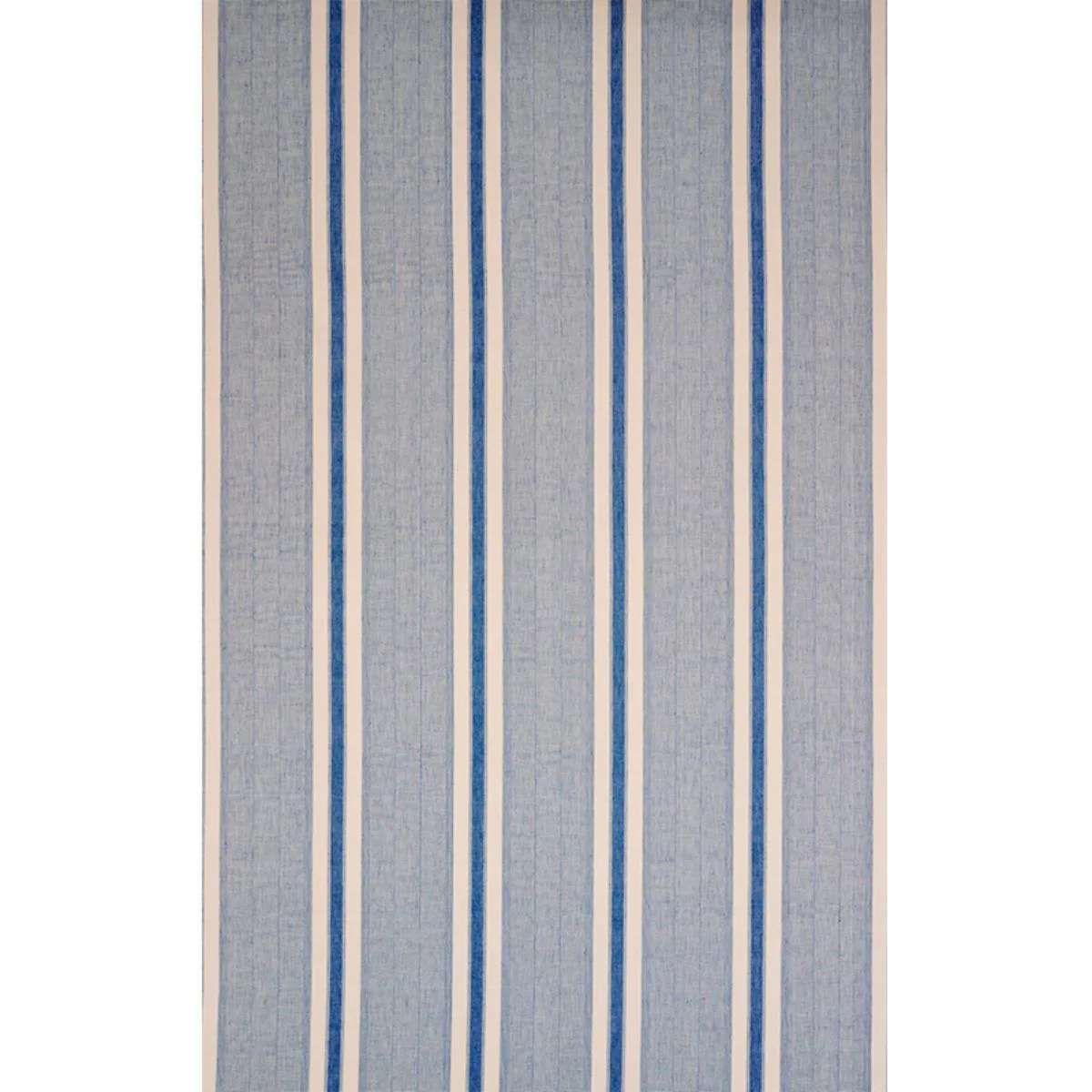 Schumacher 78830 Ipala Hand Woven Stripe Ocean fabric swatch
