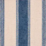 Schumacher 78830 Ipala Hand Woven Stripe Ocean fabric swatch