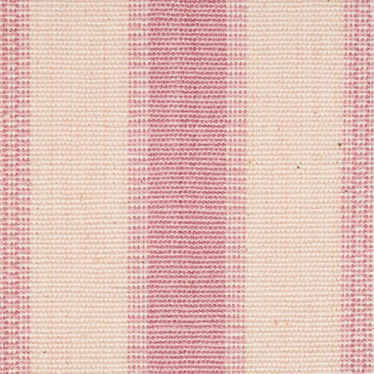 Schumacher 78831 Ipala Hand Woven Stripe Palo Rosa fabric swatch