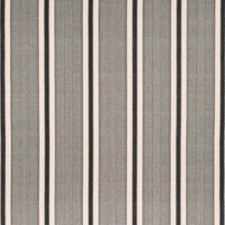 Schumacher 78836 Ipala Hand Woven Stripe Pitch fabric swatch