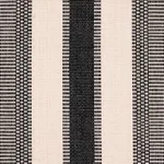 Schumacher 78836 Ipala Hand Woven Stripe Pitch fabric swatch
