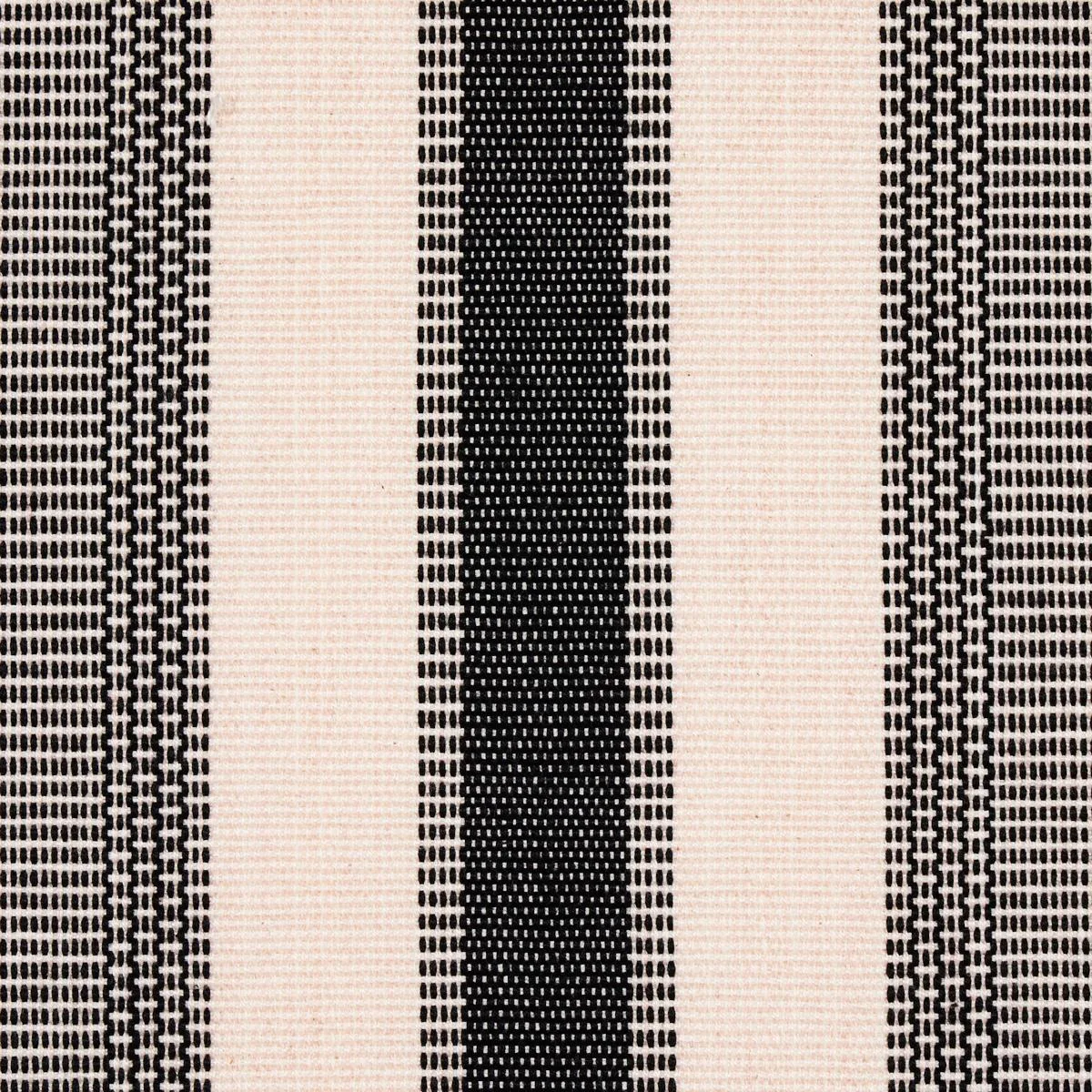 Schumacher 78836 Ipala Hand Woven Stripe Pitch fabric swatch