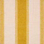 Schumacher 78833 Ipala Hand Woven Stripe Yellow fabric swatch