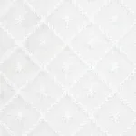 Schumacher 55550 Isabella Sheer Embroidery Ivory fabric swatch