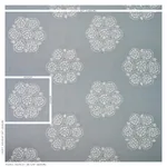 Schumacher 77490 Isla Hand Embroidery Sky fabric swatch