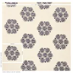 Schumacher 77492 Isla Hand Embroidery Slate fabric swatch