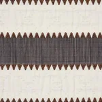 Schumacher 76751 Isolde Stripe Matelassé Cinder fabric swatch