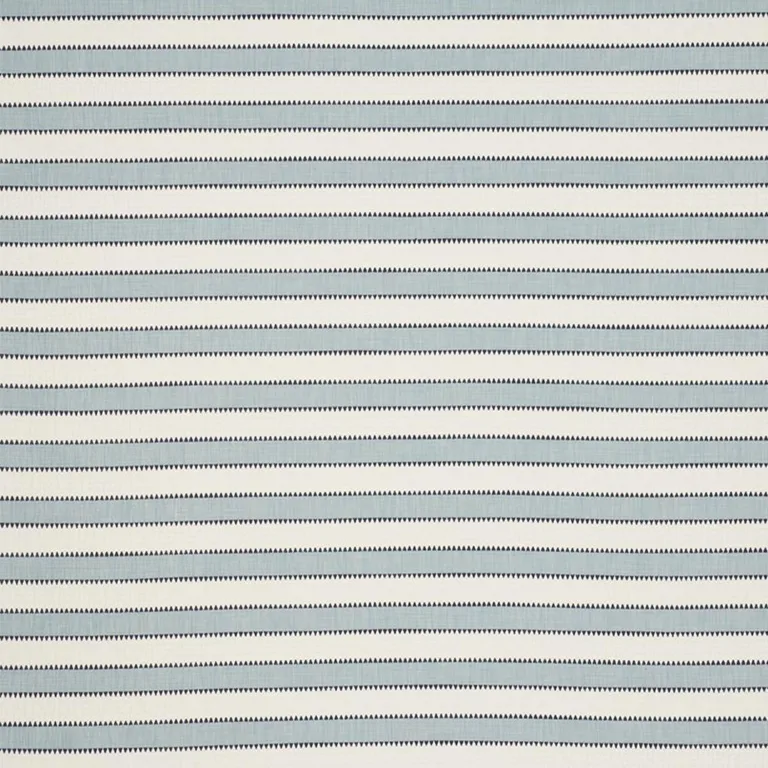 Schumacher 76750 Isolde Stripe Matelassé Sky fabric swatch