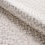 Schumacher 75123 Ivins Embroidery Grey fabric swatch