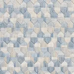 Schumacher 75121 Ivins Embroidery Sky fabric swatch