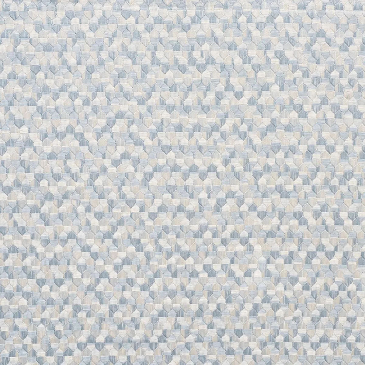 Schumacher 75121 Ivins Embroidery Sky fabric swatch