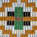 Schumacher 79251 Izapa Hand Woven Brocade Jewel fabric swatch