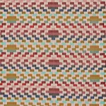 Schumacher 79250 Izapa Hand Woven Brocade Multi fabric swatch