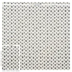 Schumacher 179011 Izmir Ikat Black fabric swatch
