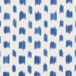 Schumacher 179010 Izmir Ikat Blue fabric swatch