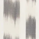 Schumacher 69473 Izmir Ikat Stripe Grey fabric swatch