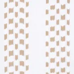 Schumacher 69474 Izmir Ikat Stripe Sand fabric swatch