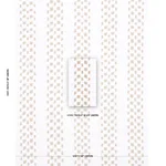 Schumacher 69474 Izmir Ikat Stripe Sand fabric swatch