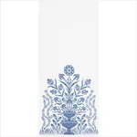 Schumacher 178090 Iznik Sheer Blue fabric swatch