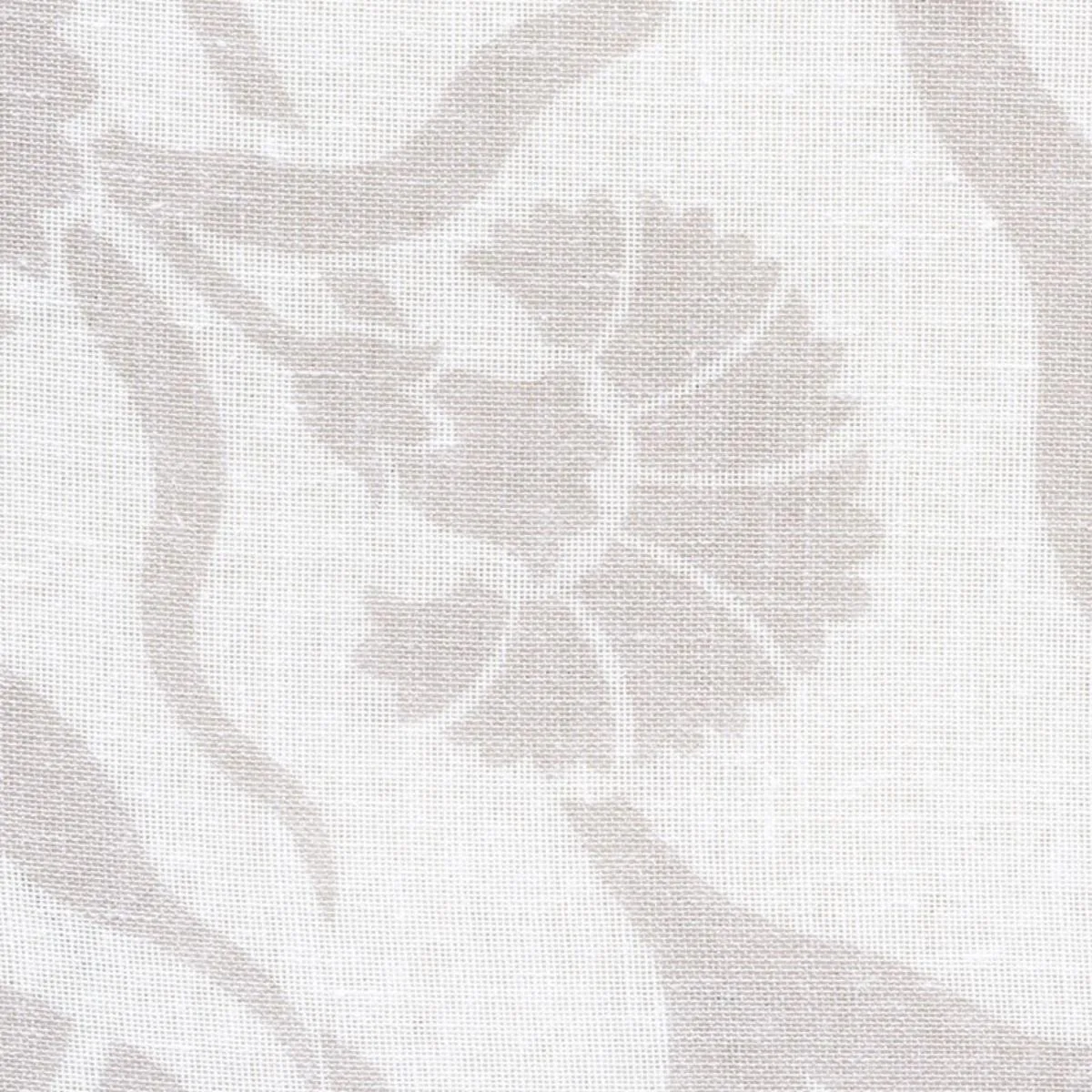 Schumacher 178091 Iznik Sheer Natural fabric swatch