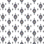 Schumacher RF104CS02 Iznik Sinan Light fabric swatch