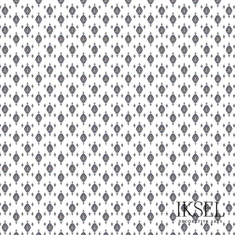 Schumacher RF104CS02 Iznik Sinan Light fabric swatch