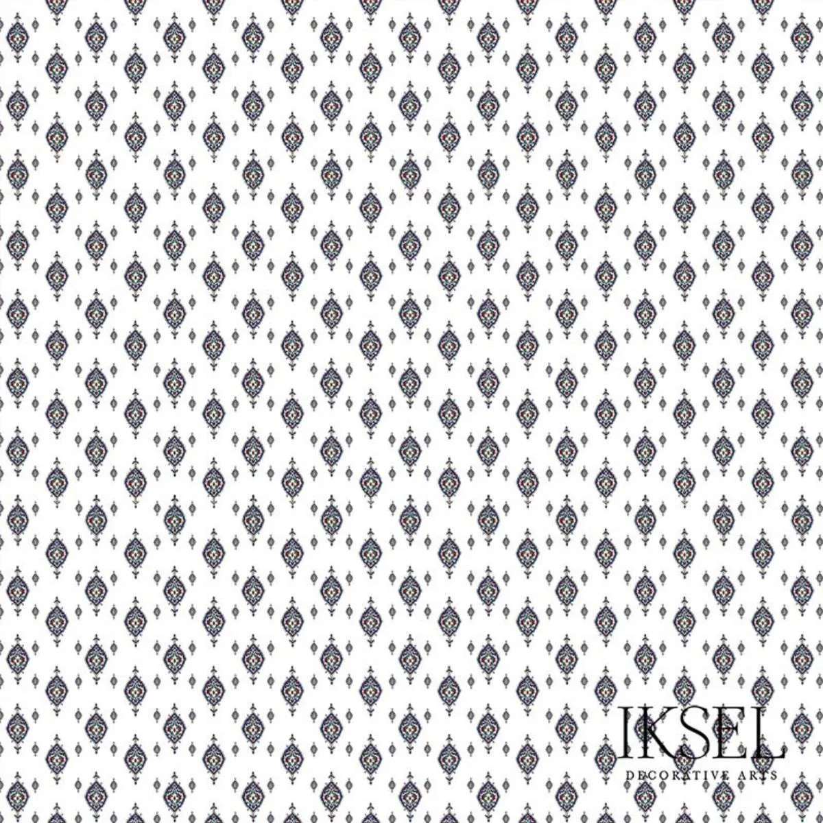 Schumacher RF104CS02 Iznik Sinan Light fabric swatch