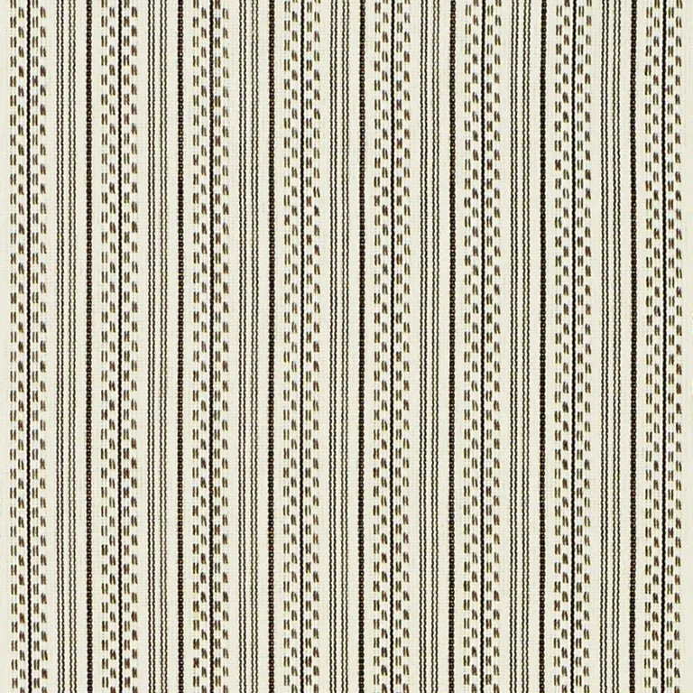 Schumacher 71414 Jack Stripe Black fabric swatch