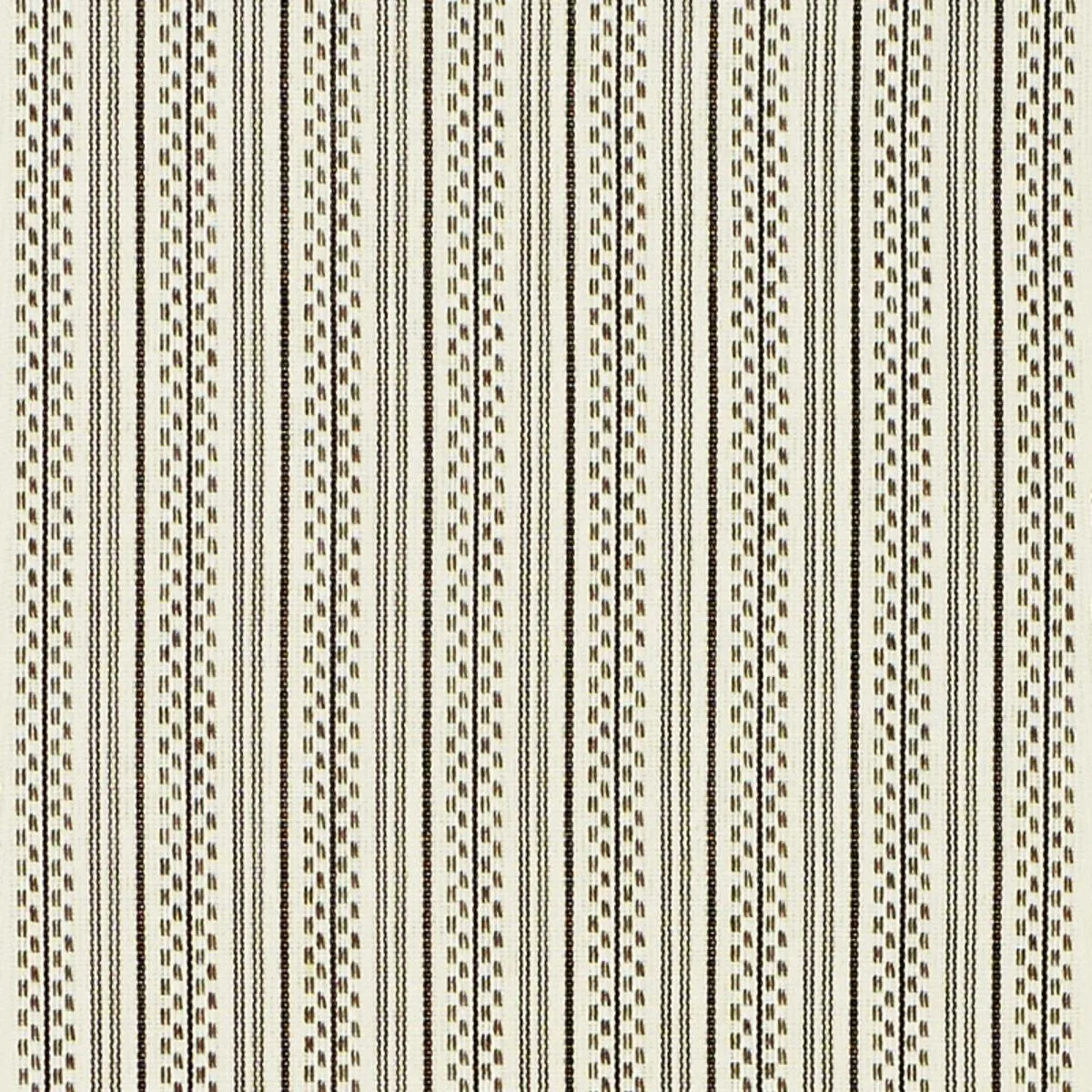 Schumacher 71414 Jack Stripe Black fabric swatch