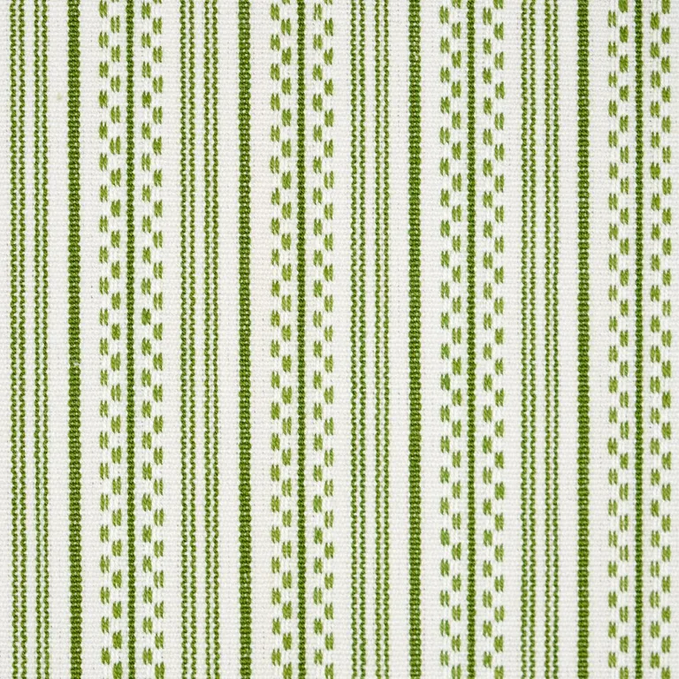 Schumacher 71416 Jack Stripe Green fabric swatch