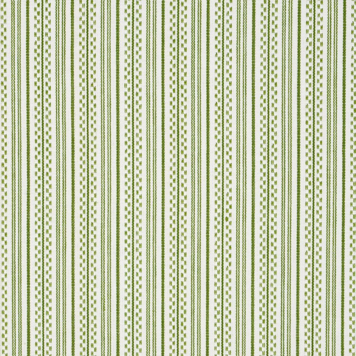 Schumacher 71416 Jack Stripe Green fabric swatch