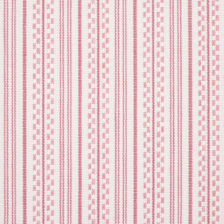 Schumacher 71418 Jack Stripe Pink fabric swatch