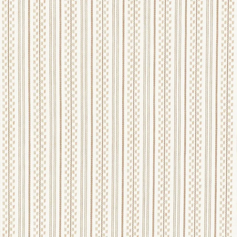 Schumacher 71411 Jack Stripe Sand fabric swatch