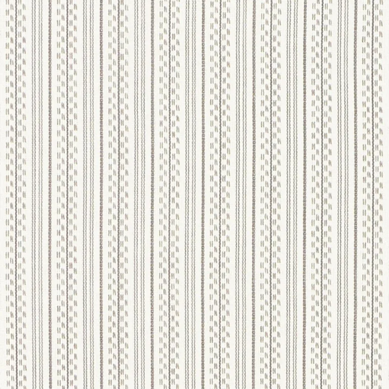 Schumacher 71412 Jack Stripe Stone fabric swatch