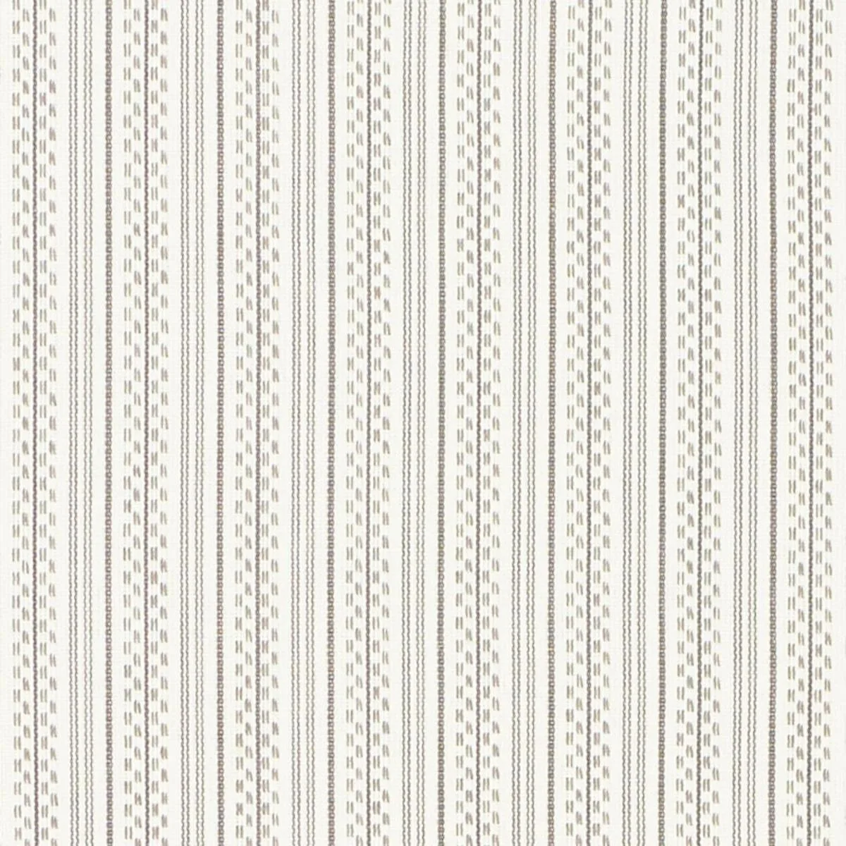 Schumacher 71412 Jack Stripe Stone fabric swatch