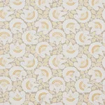 Schumacher 77300 Jackie Appliqué Embroidery Natural fabric swatch