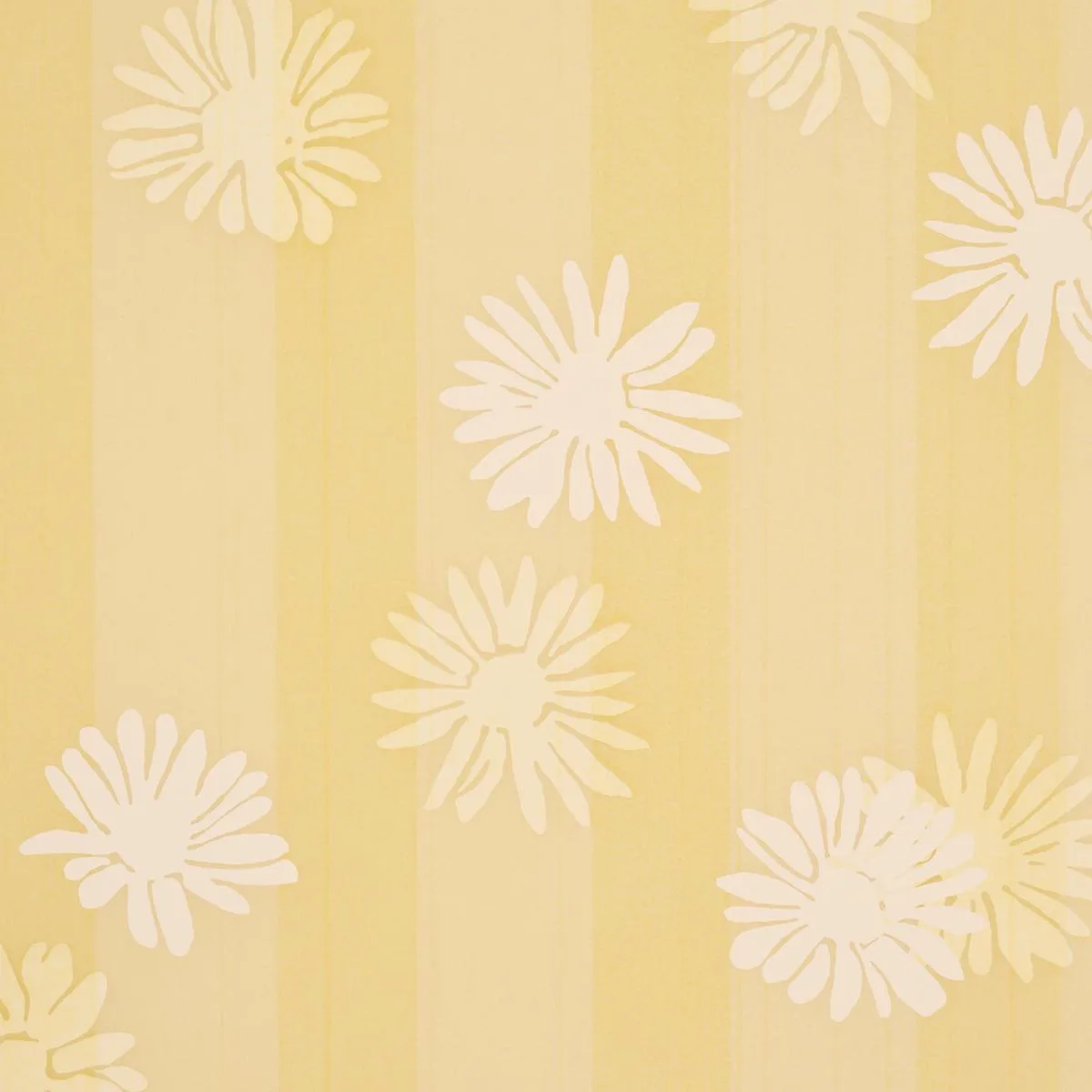 Schumacher TL400042 Jackie's Daisy Buttercup fabric swatch