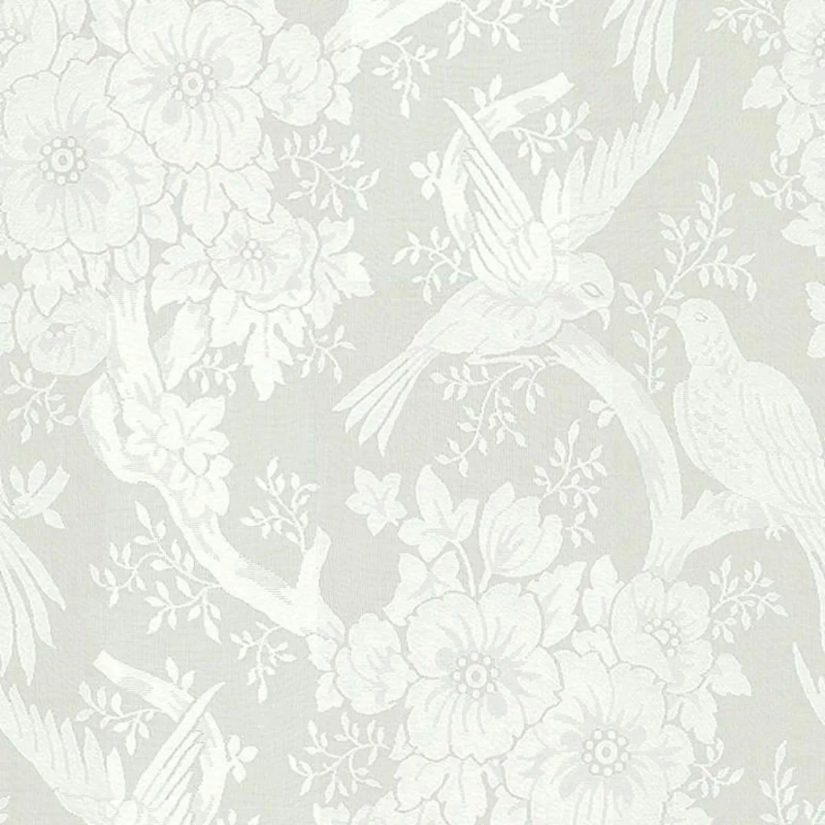 Schumacher 32545 Jacquard Sheer Ii Ivory fabric swatch