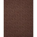 Schumacher 180321 Jagged Maze Brown fabric swatch