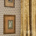 Schumacher RF921ACS01 Jahangir Stripe Cotton Original fabric swatch