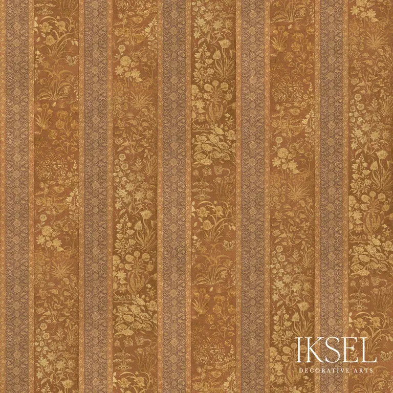 Schumacher RF921ACS01 Jahangir Stripe Cotton Original fabric swatch
