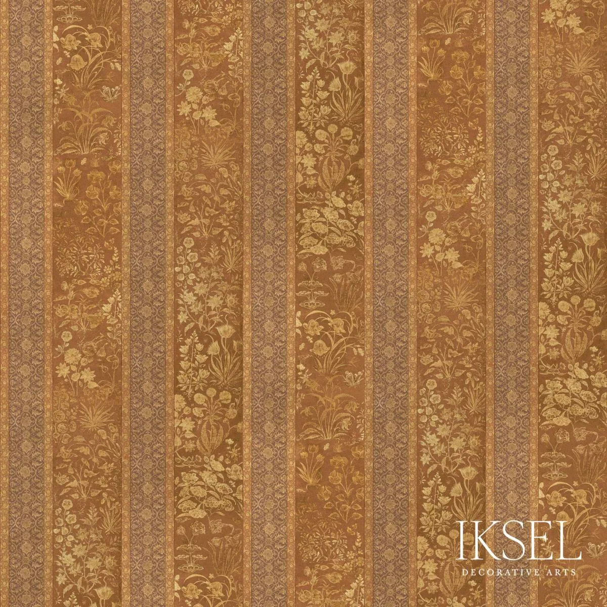 Schumacher RF921ACS01 Jahangir Stripe Cotton Original fabric swatch